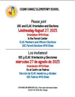 ssc and elac orientation clip art